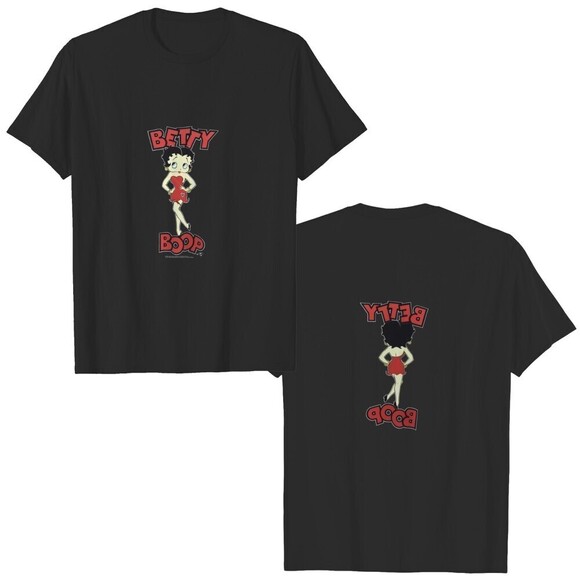 Olin
D Other - Betty Boop 90s Big Logo Retro Cartoon Fan Gift 2 Sided T-Shirt